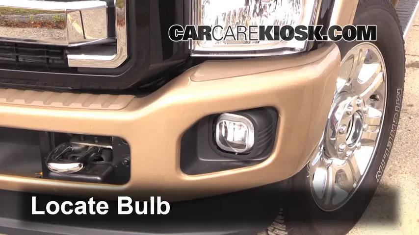 2014 Ford F-350 Super Duty King Ranch 6.7L V8 Turbo Diesel Lights Fog Light (replace bulb)